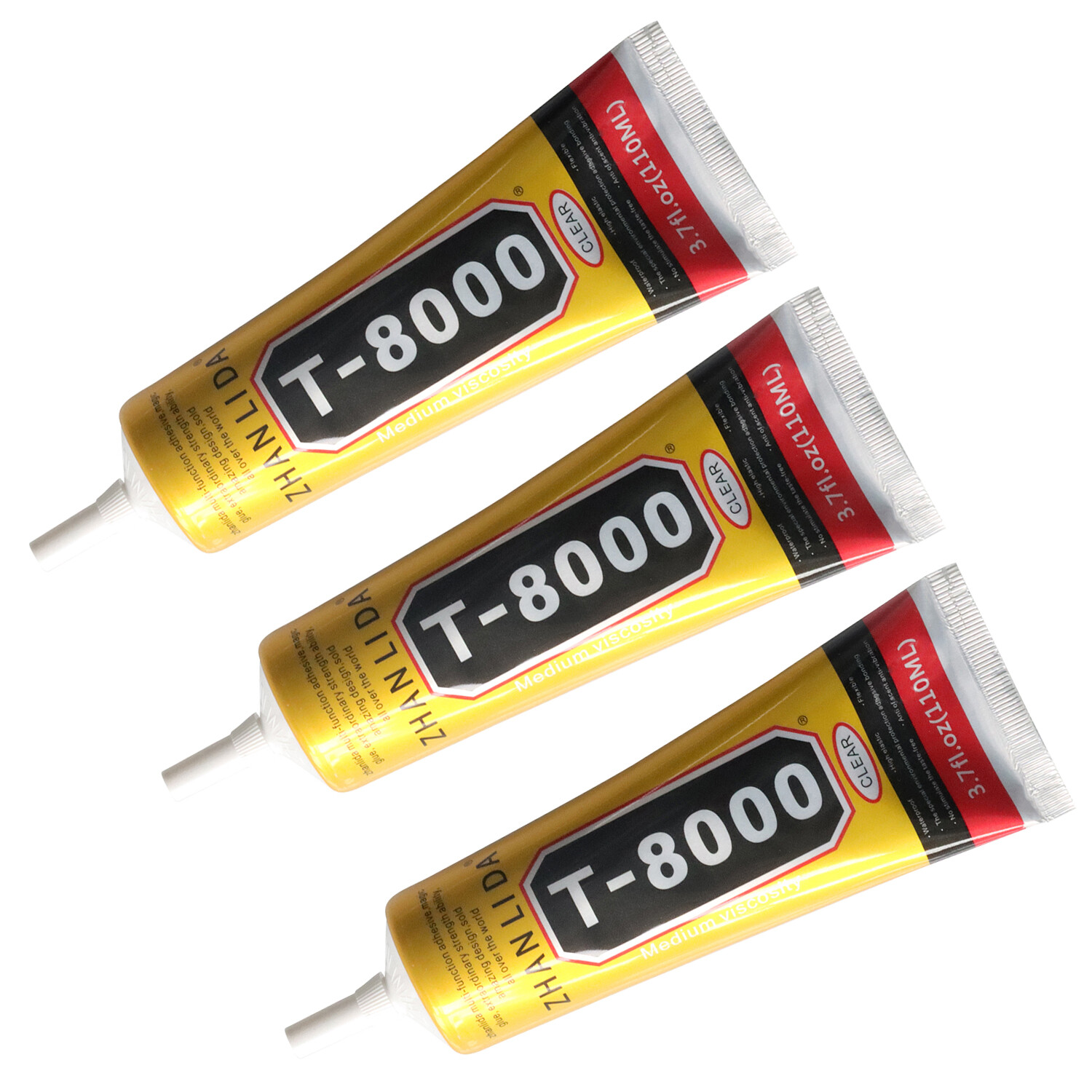 15/110ml T8000 Clear Glue Needle Point Drill Phone Screen Repair Glass Jewelry