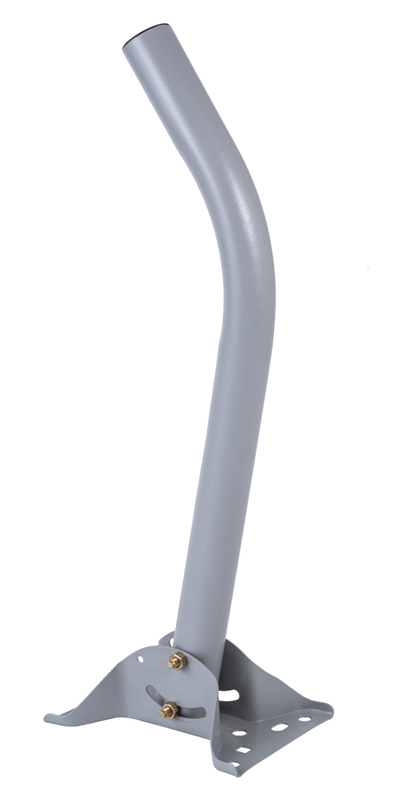 J Pole Mast Adjustable Antenna Satellite Dish Mount for Outdoor Roof/Wall/Eave