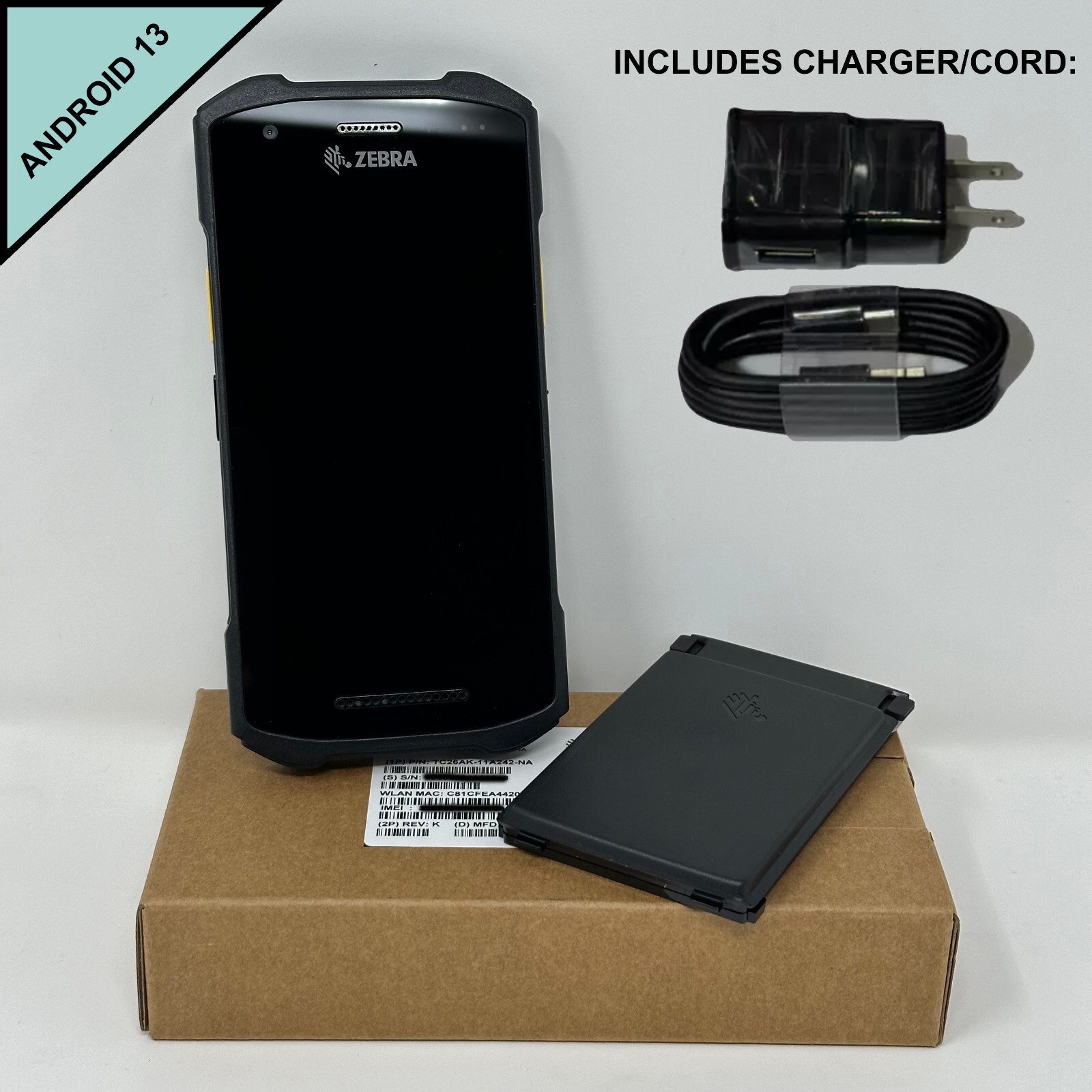 NEW Zebra TC21 TC210K Mobile Computer 1D/2D Barcode Scanner Reader Android 14