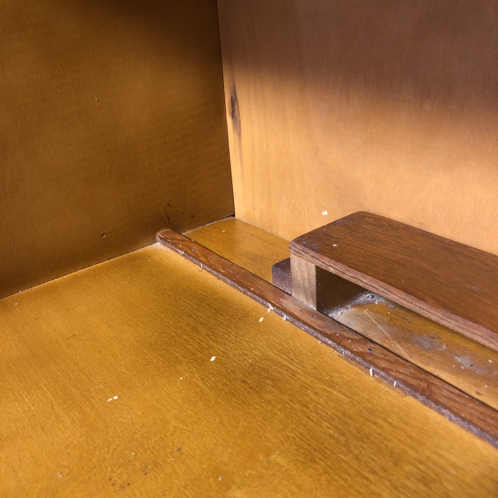 Midcentury Mahogany Wood Encyclopedia Bookcase Bookshelf Rounded Edges VTG MCM