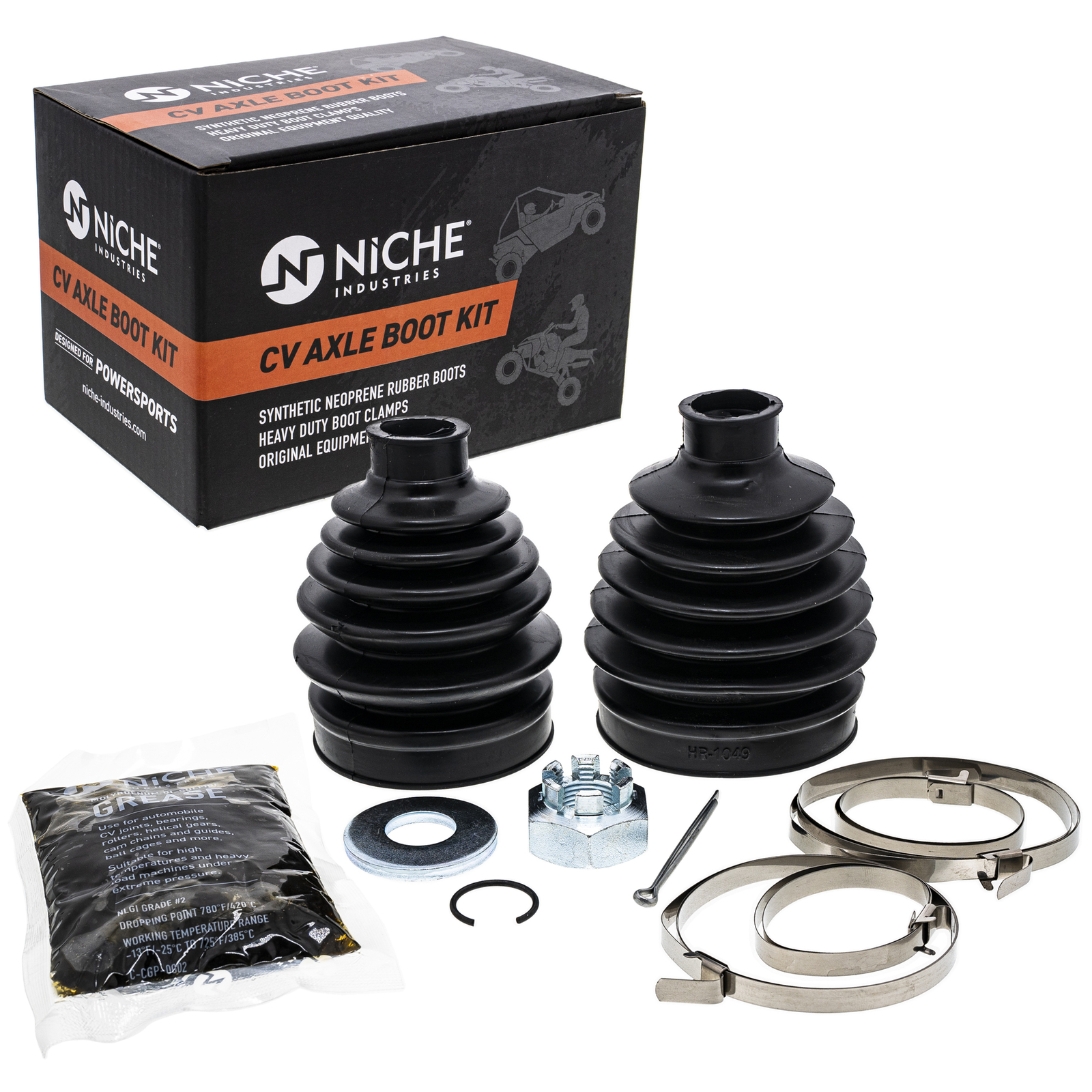 NICHE Front CV Axle Boot Kit for Can-Am 705401354 Outlander 650 1000 XMR ATV