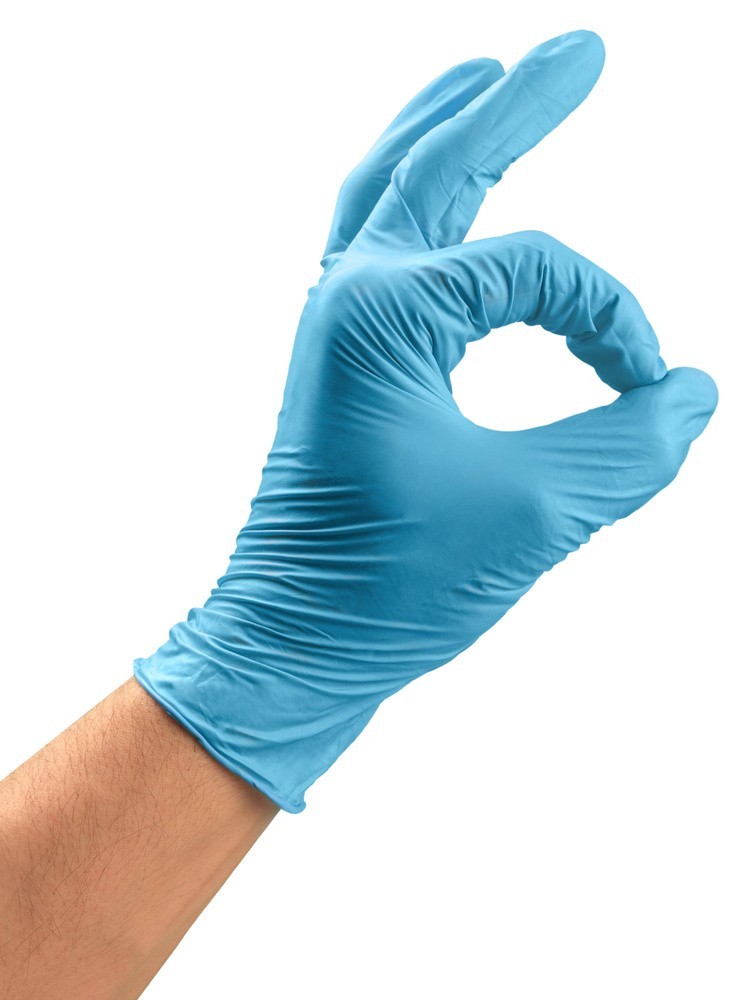 Disposable Nitrile Gloves 100pcs - Powder & Latex Free For Medical & Home Use