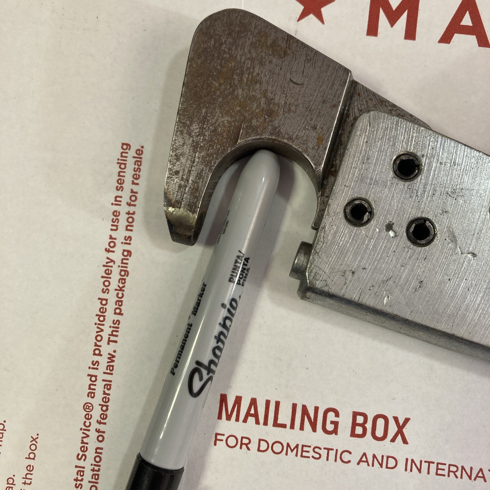 Belly Tank Race Car Hand Rivet Squeezer W/Die 3/16 Shank Aircraft Aviation Tool