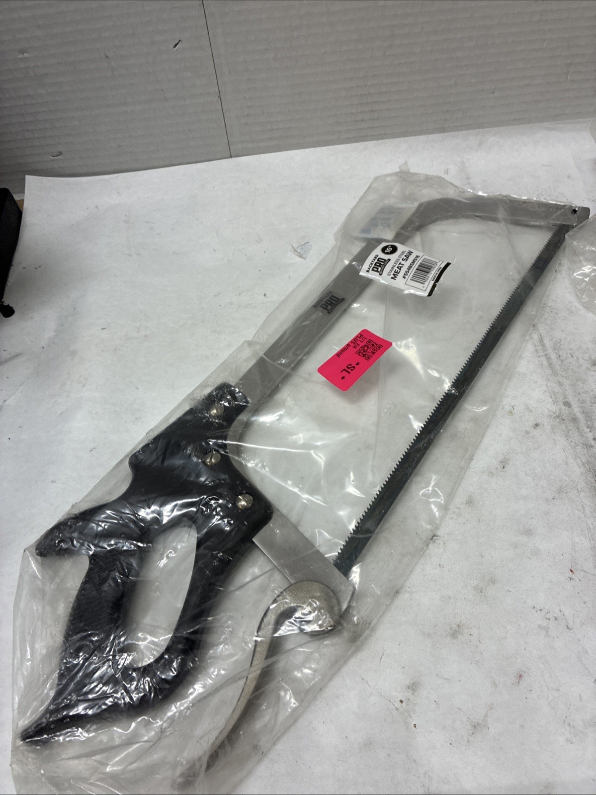 Commercial 16" Stainless Steel Butcher Hand Meat Saw Blade MS-16 Butcher Series