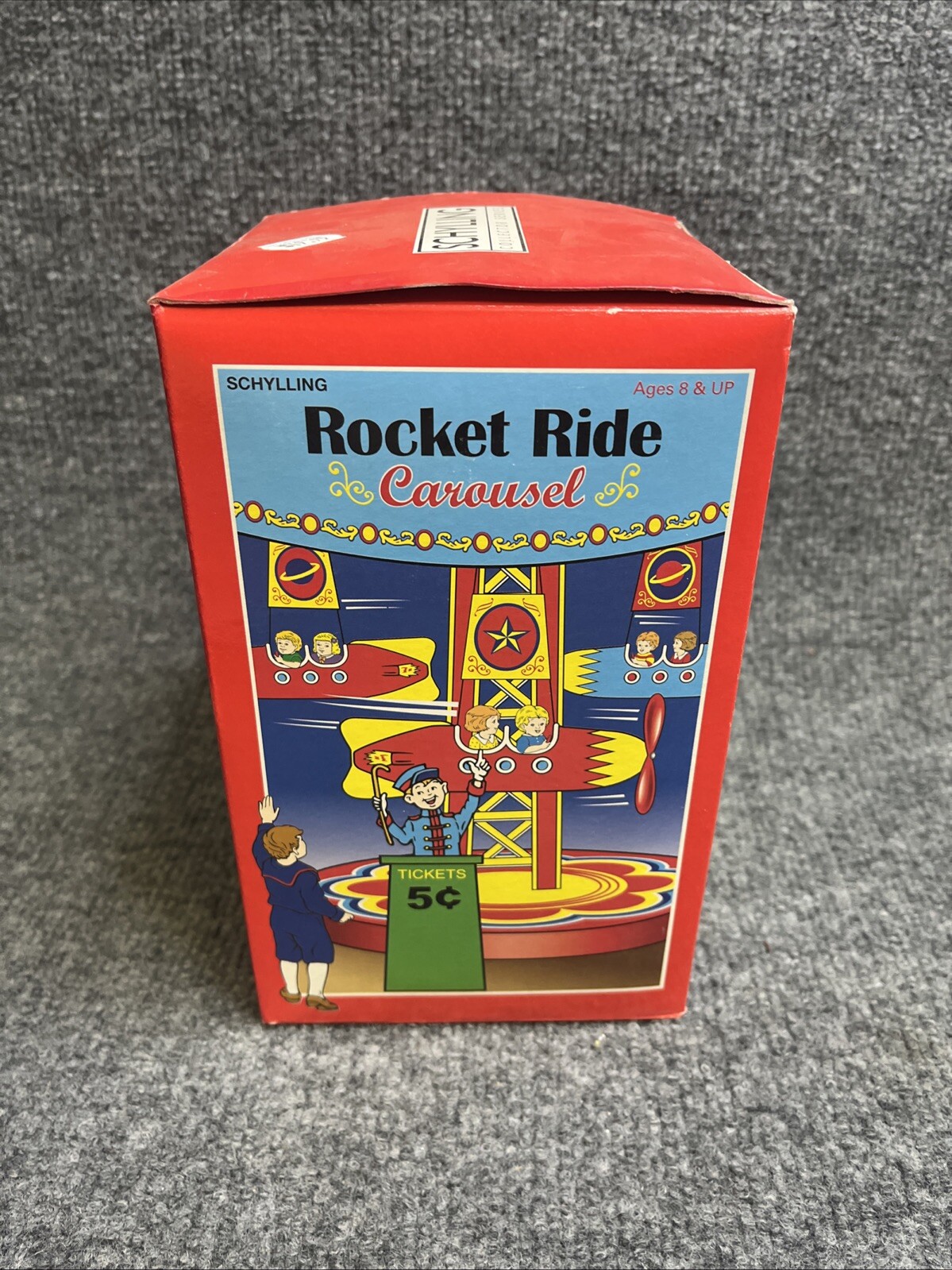 ROCKET RIDE CAROUSEL- SCHYLLING COLLECTOR SERIES 2011 Tin Toy