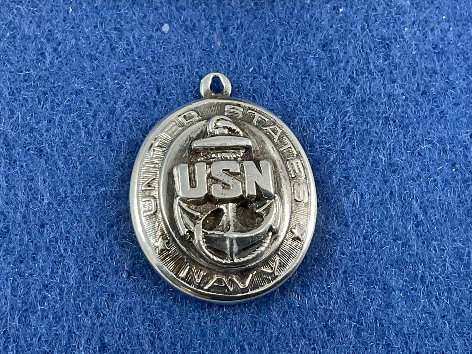 Vintage WW II Sterling Silver Navy Pilot Sweetheart Bracelet & Pendant