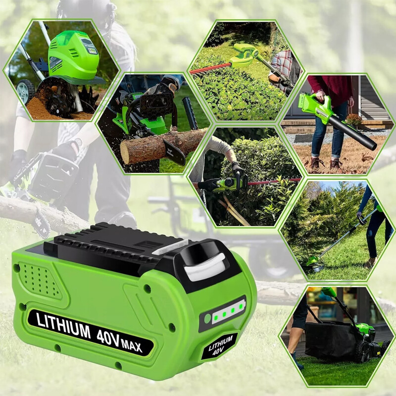 40V 8.0Ah Lithium Battery For Greenworks G-MAX 40 Volt 29472 29462 29252 20202