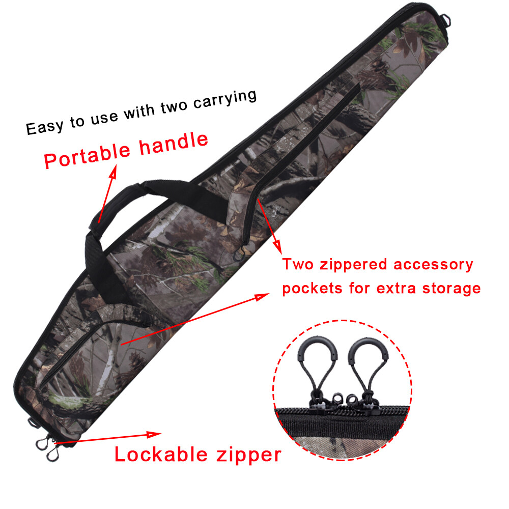 Soft Rifle Case Tactical Black Scoped Rifle Soft Padded Gun Bags RANGE BAG Camo