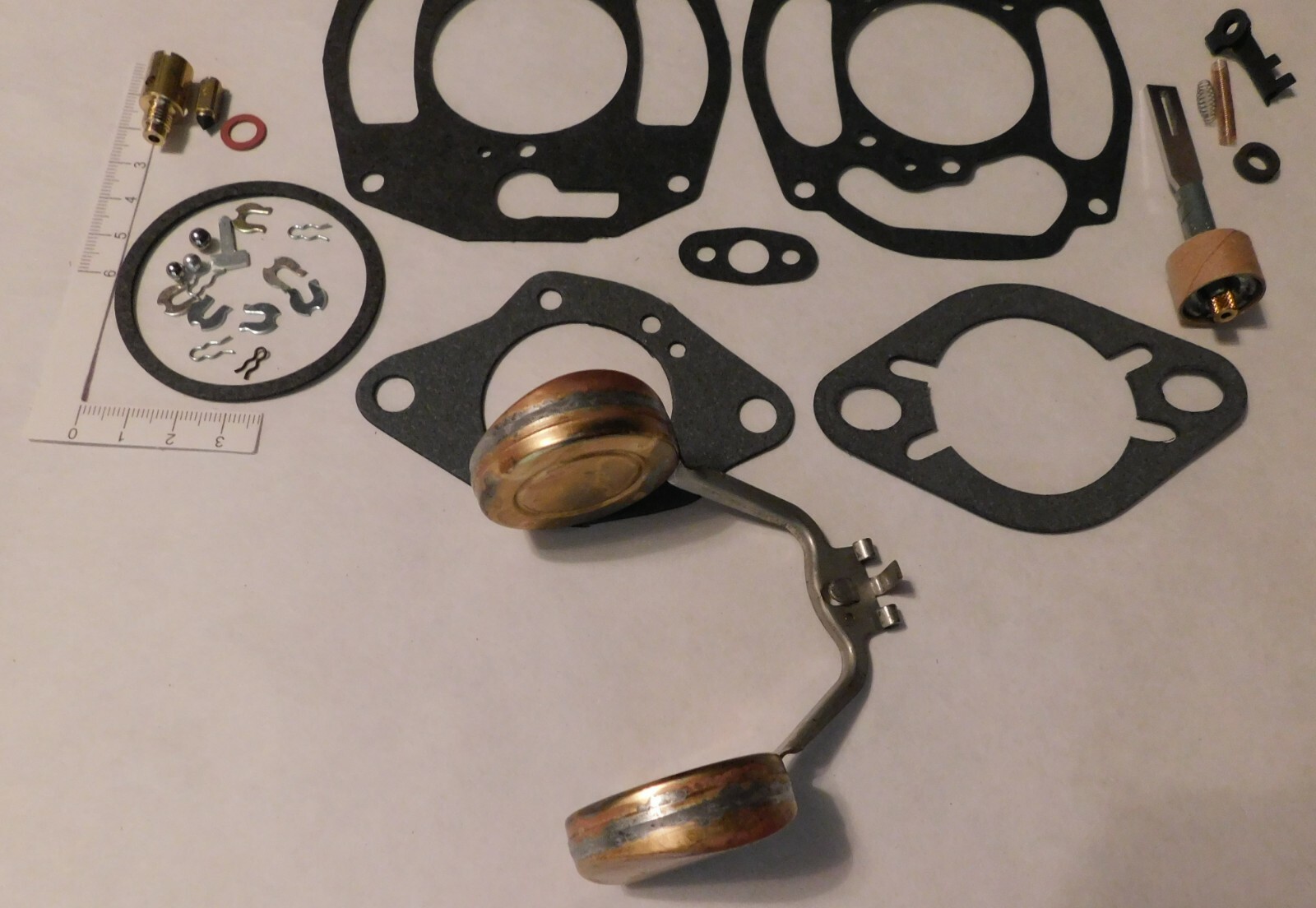 1B Rochester 1932-62 Carburetor Rebuild Kit Brass Float Chev Pont 216 235