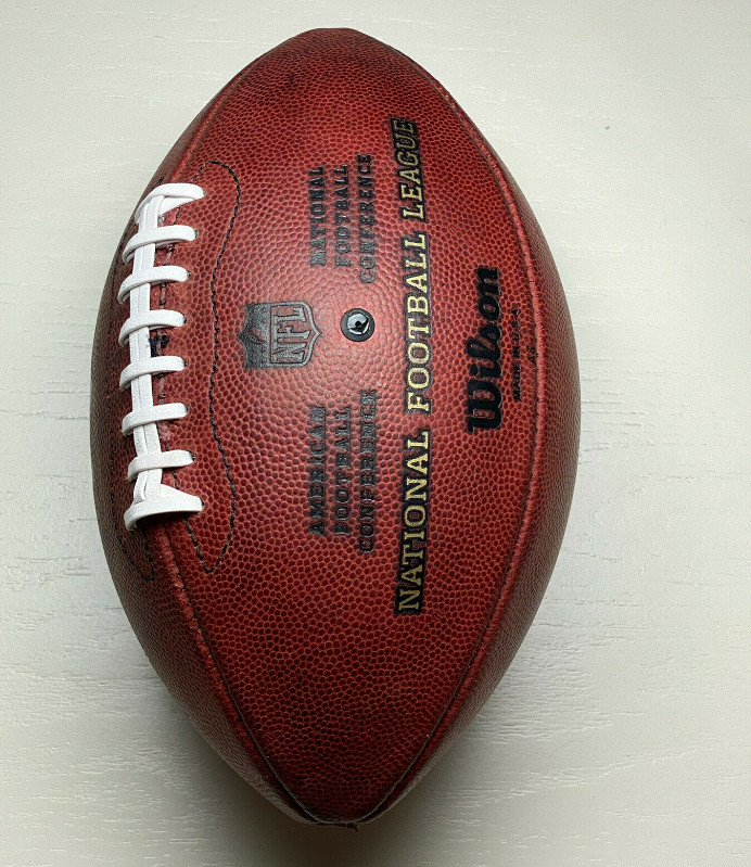 FULL-SIZE Latex Football Bladder + WHITE NFL Style Suede Lace Repair Kit