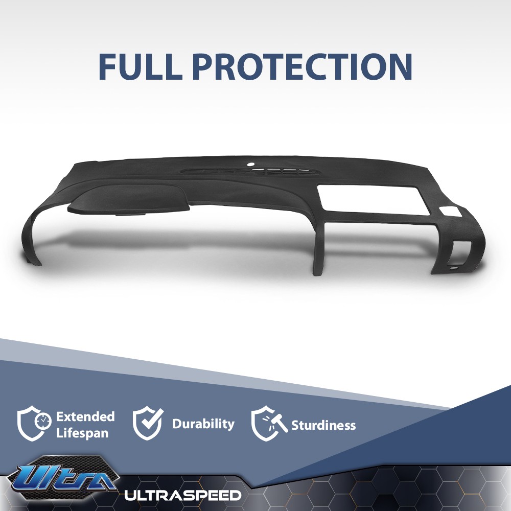 Soft TPE Dash Board Cover Cap Black For 07-2014 Silverado LS LT WT Sierra SL SLE