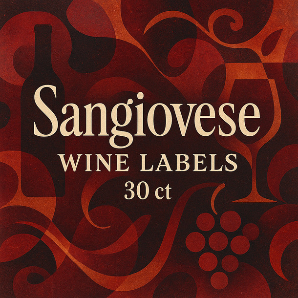 Winexpert Sangiovese Wine Labels 30 ct