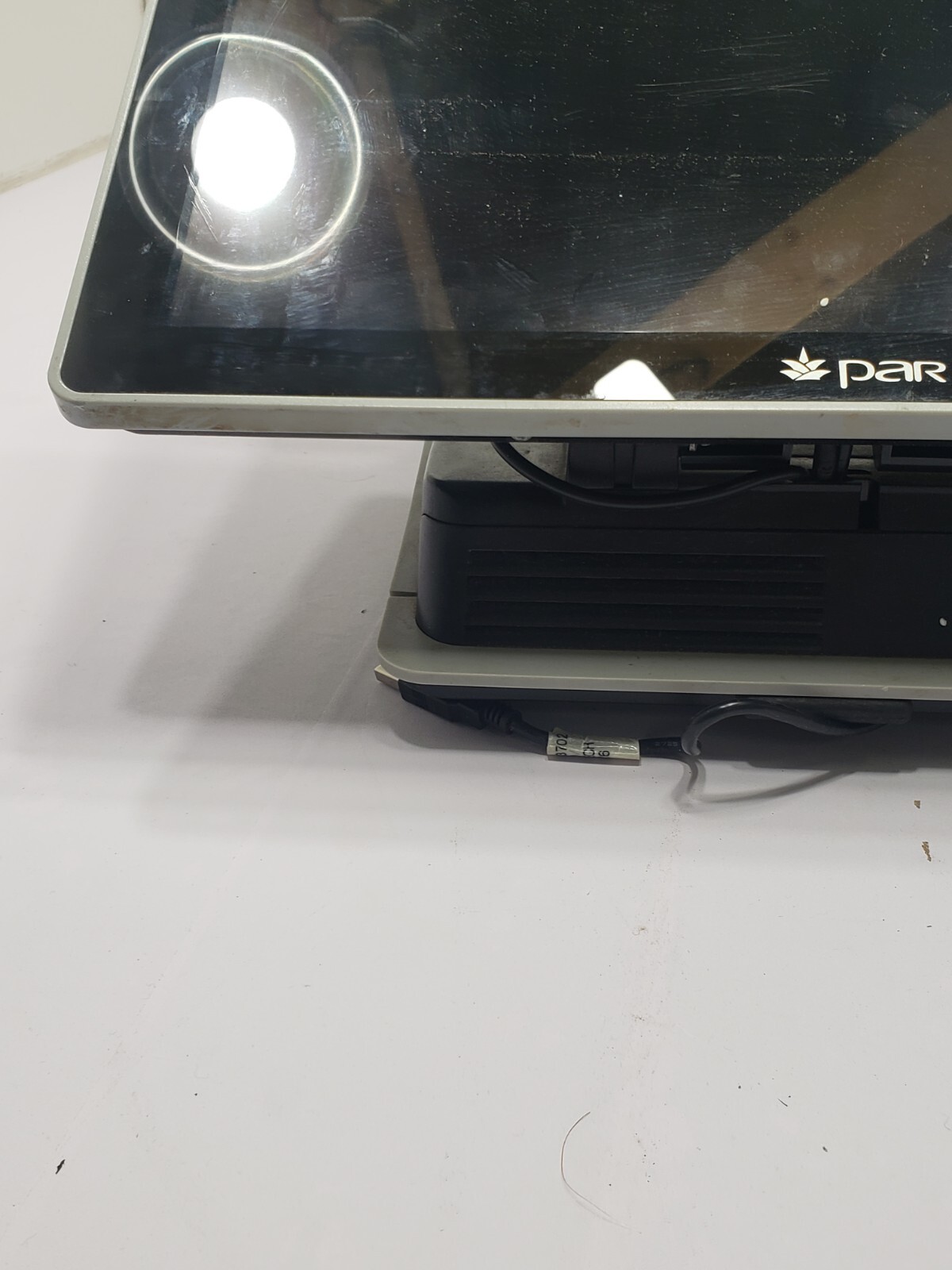 PAR TECH T8520 Point Of Sale POS Terminal Touchscreen Adjustable Monitor Black