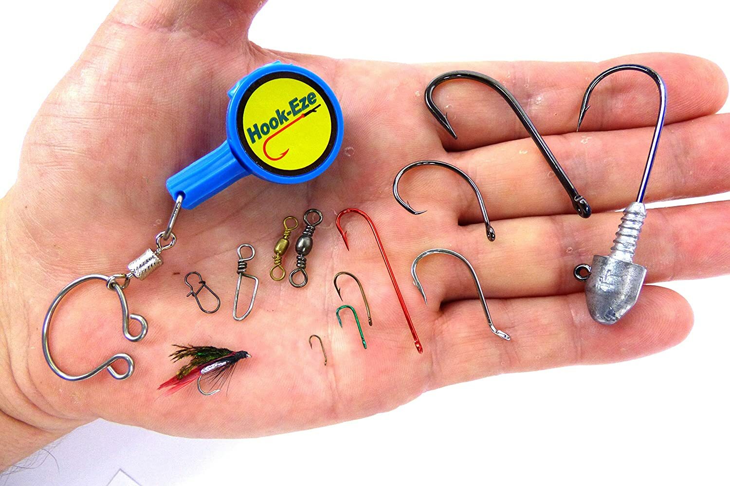 HOOK-EZE New, Un-opened 2pk Choice of Colors. Hookeze Safety Tying Device