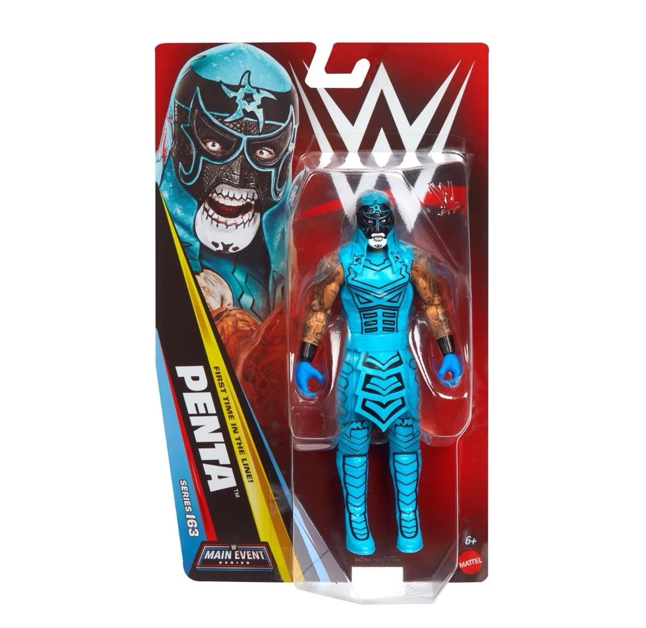 Penta WWE Mattel Main Event Basic Series 163 Wrestling Figure DAMAGED PACKAGE