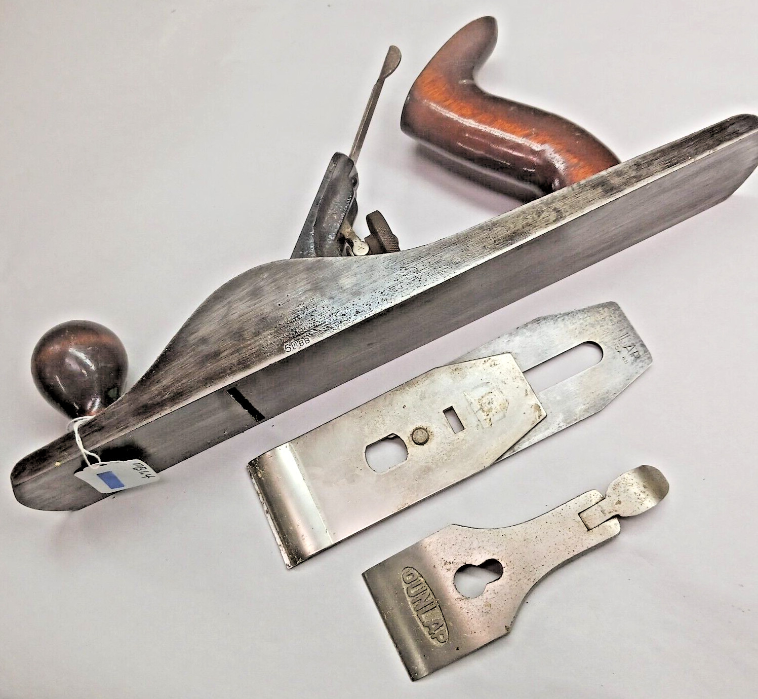 Dunlap Nice Vintage Smooth Bottom Wood Plane 14" inch 5Dbb, USA