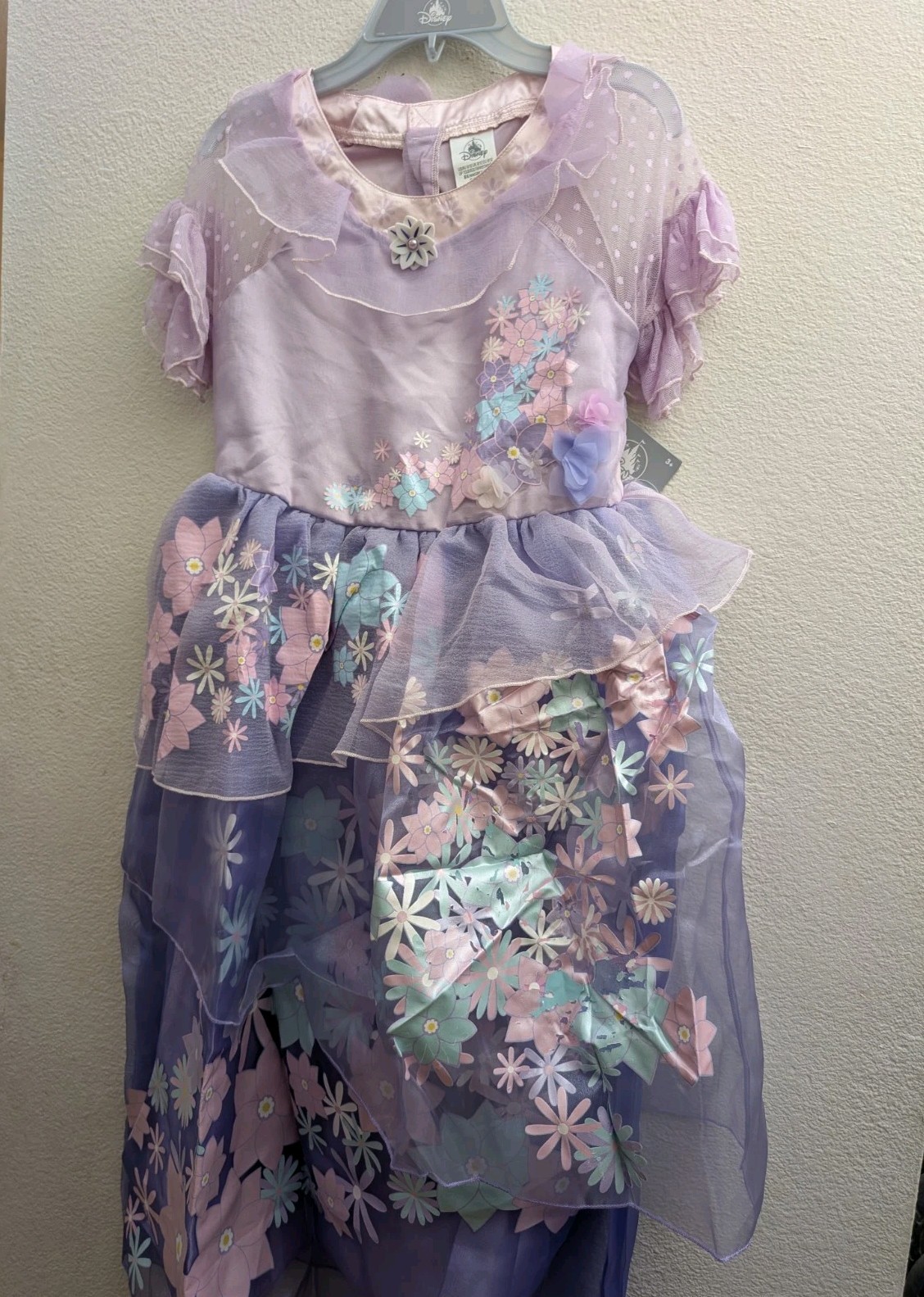 Disney Store Girls 9/10 Encanto Isabela Madrigal Deluxe Dress Up New