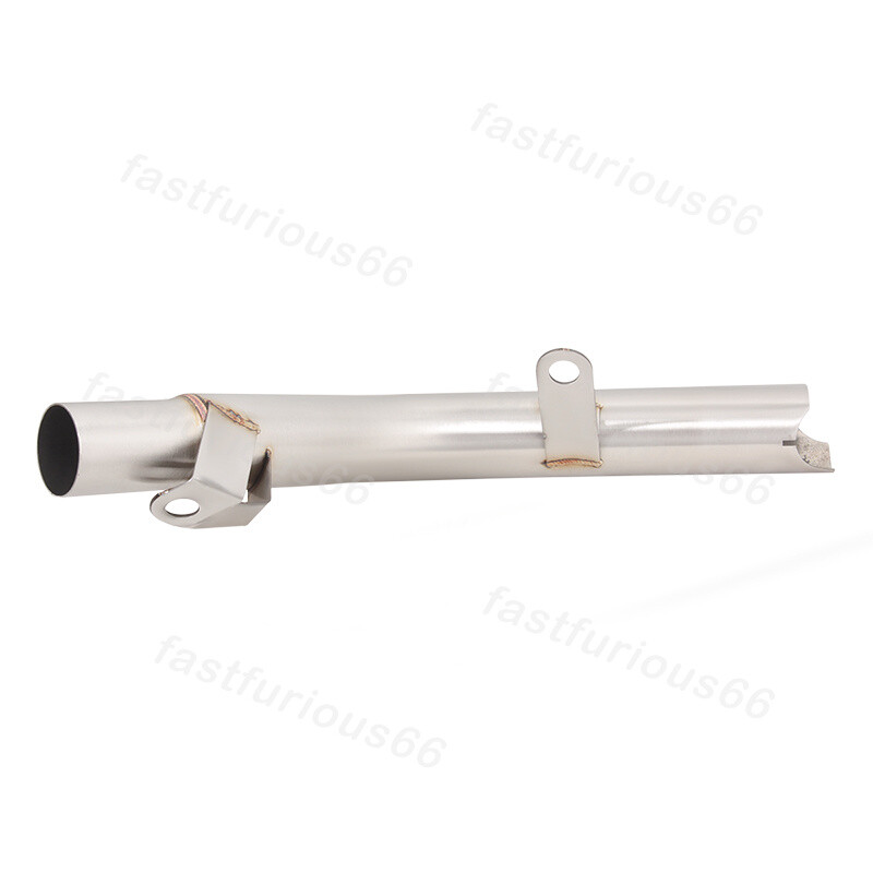 For Suzuki GSXR600 GSX-R750 2011-2023 Exhaust Mid Connect Link Pipe Tube Steel