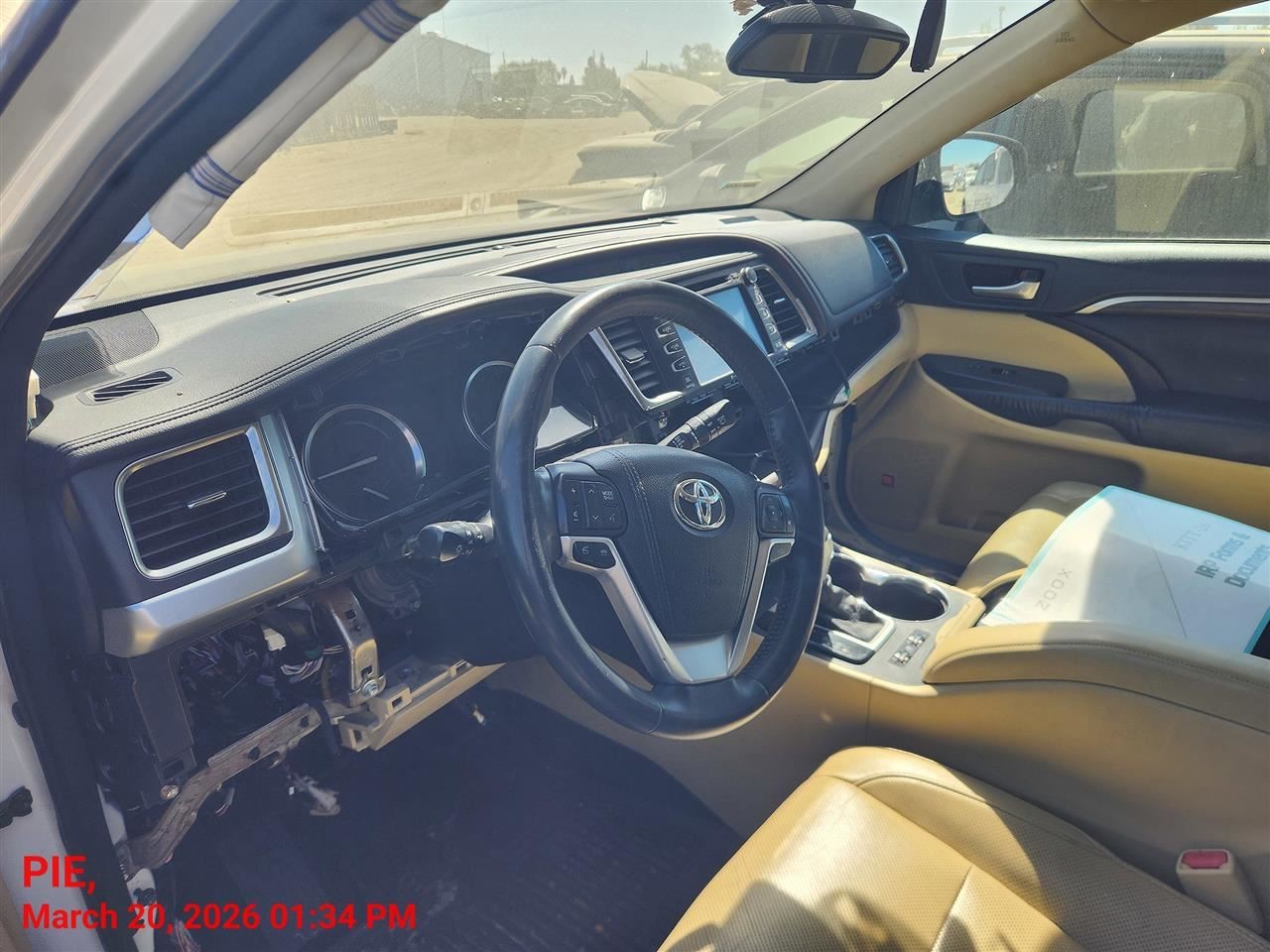 CONTROL PANEL OEM 14-19 TOYOTA HIGHLANDR 1YR WRNTY