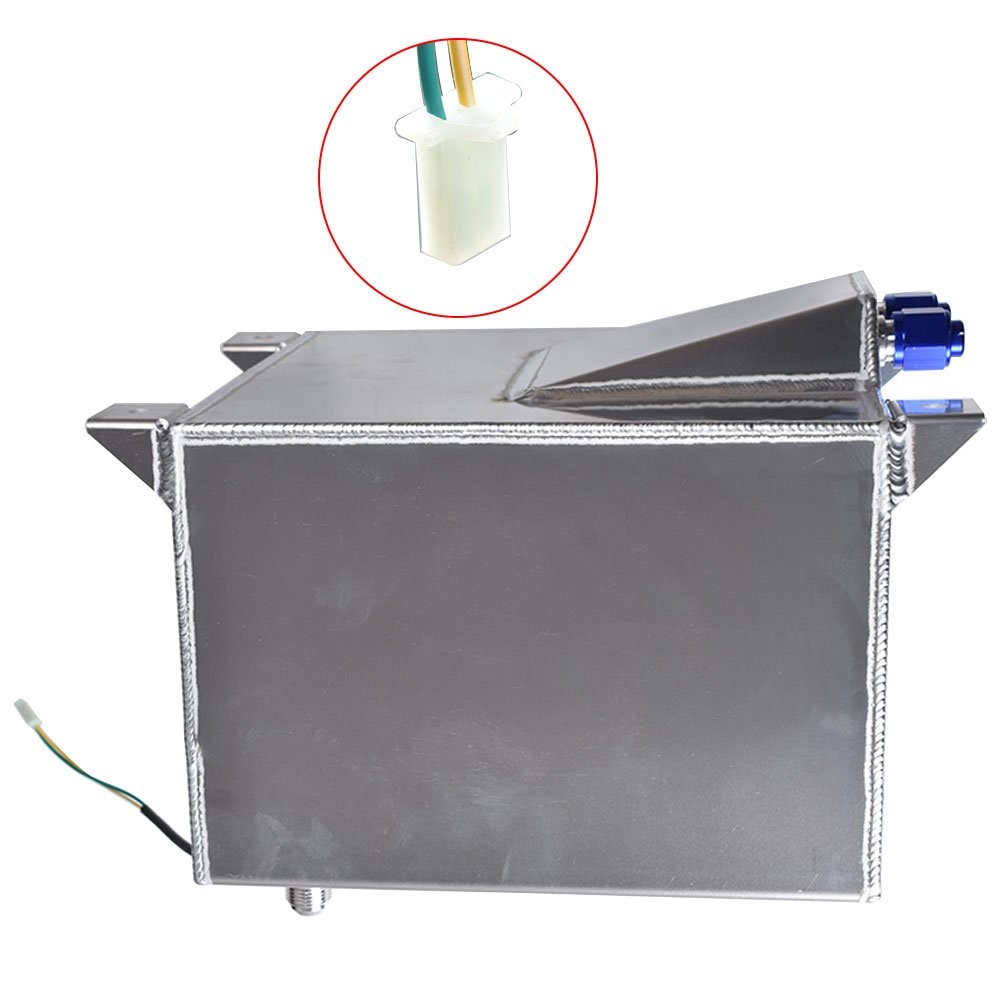 5 Gallon Aluminum Racing/street Fuel Cell Gas Tank+ Level Sender Drift/Polished