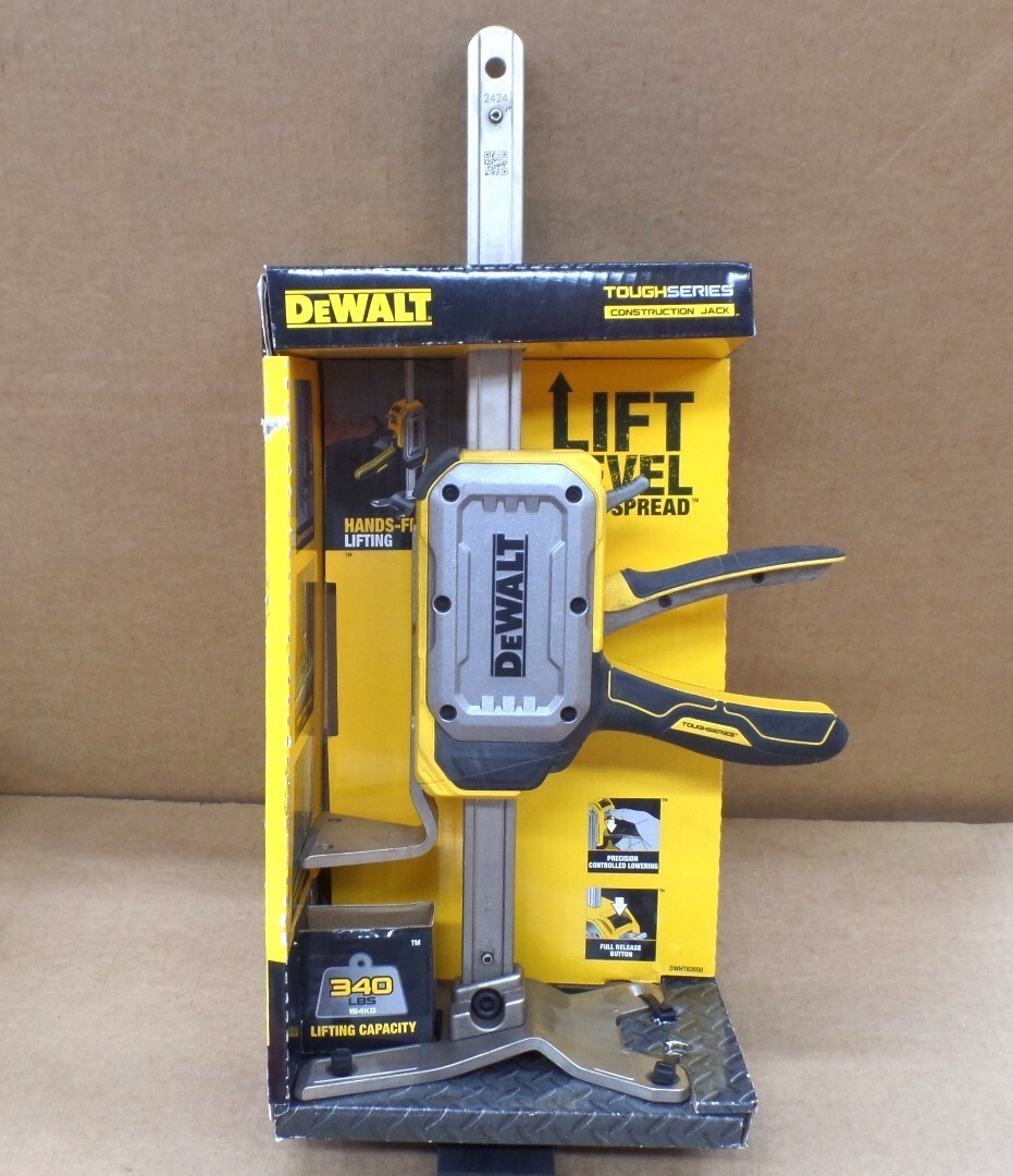 DEWALT DWHT83550 TOUGHSERIES CONSTRUCTION JACK SET, LIFT TO 340LBS-HEIGHT 8-3/4"