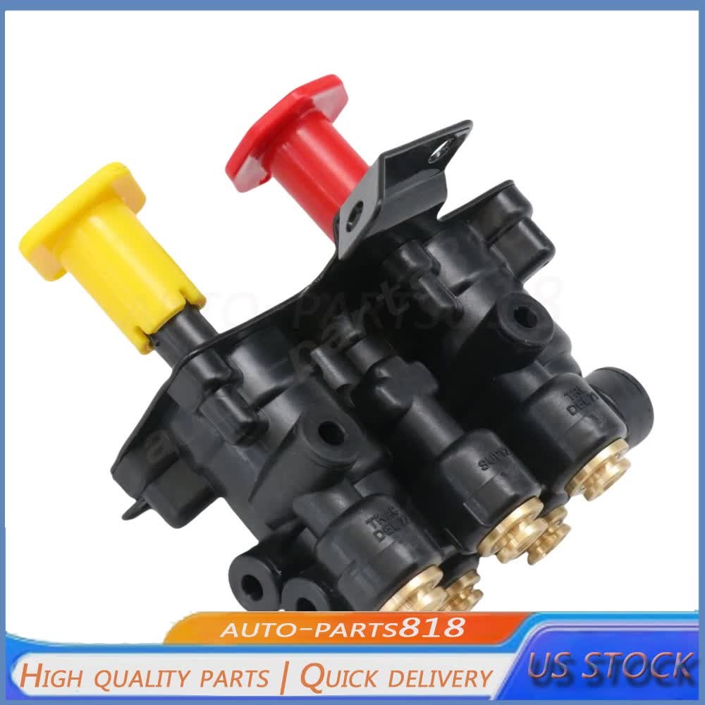 Fit Volvo VNL Dash Valve Dual Park Brake With 5 Ports 24340522 21315044 K035691