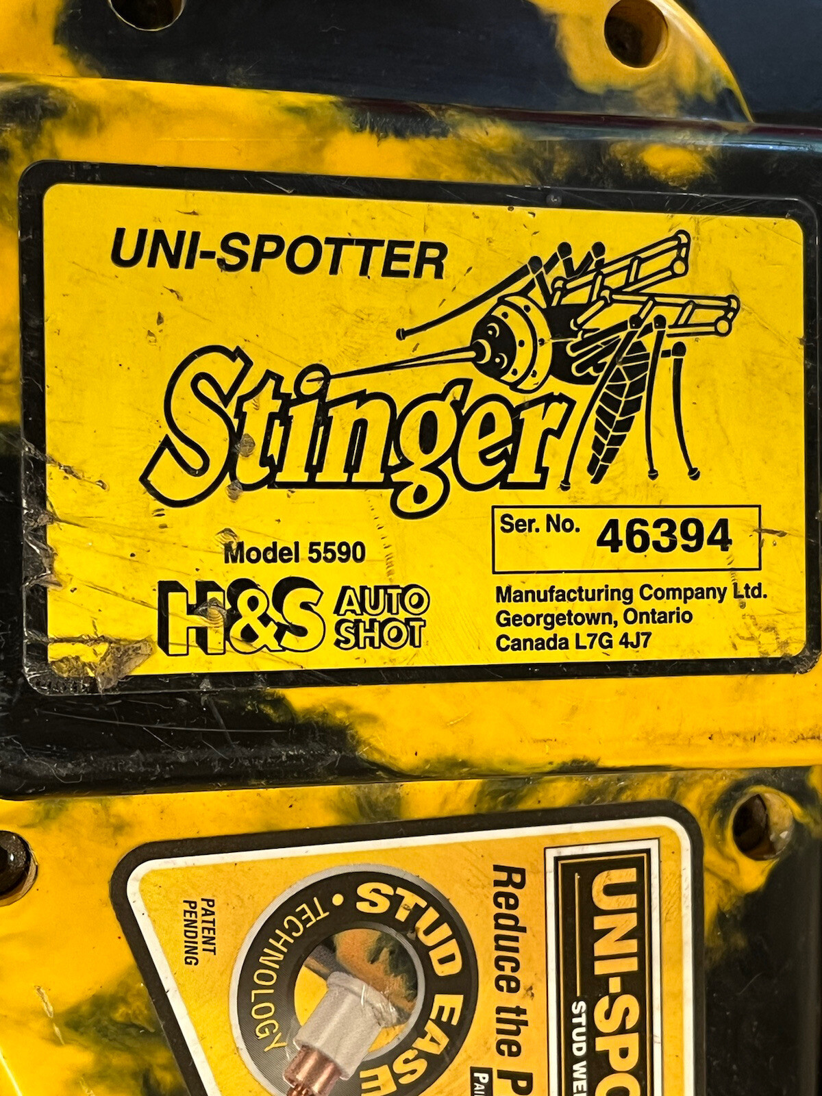 H&S Auto Shot Uni Spotter Stinger Plus 5500 Used