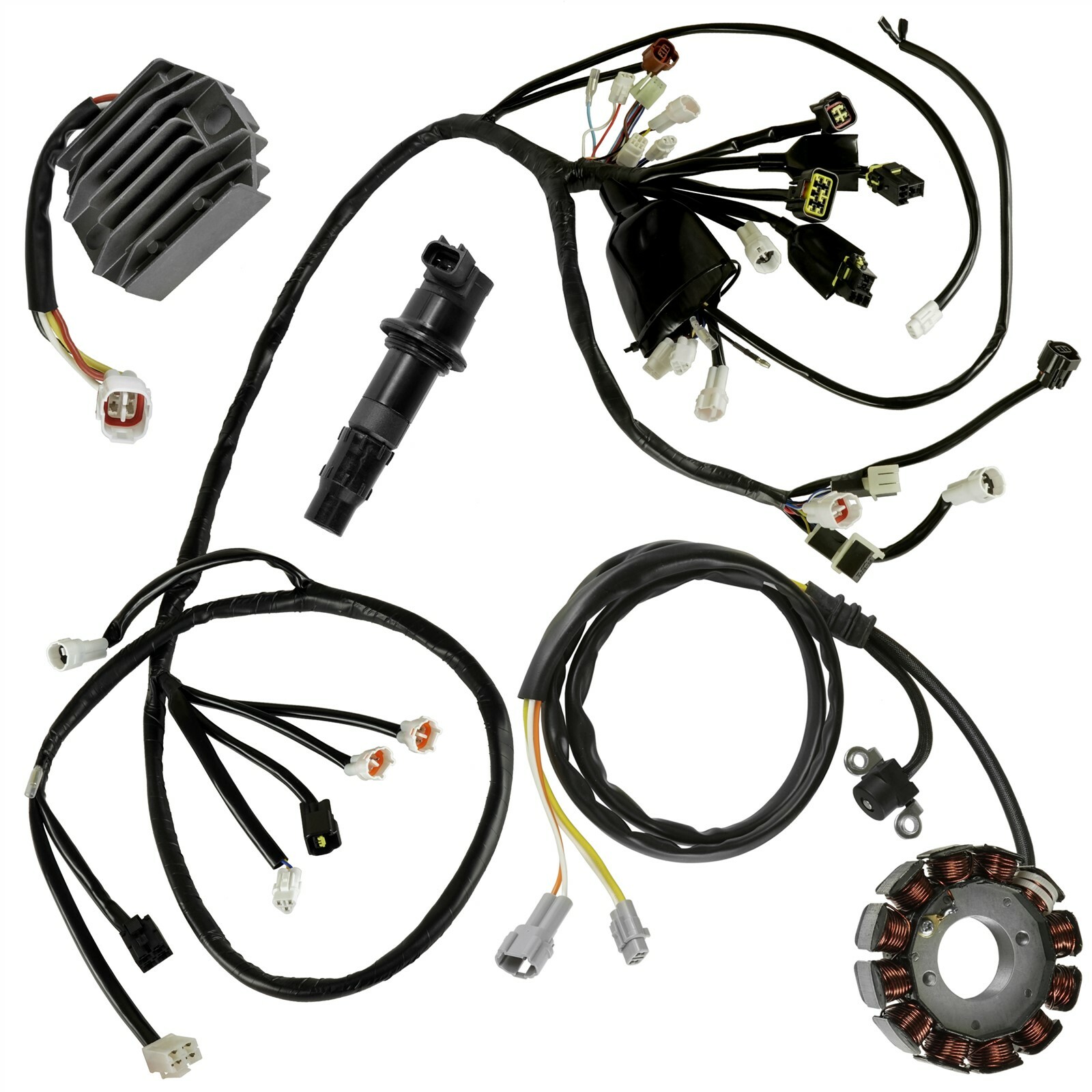 Wire Harness Stator Regulator Ignition Coil fits Yamaha YFZ450 2007 2008 2009