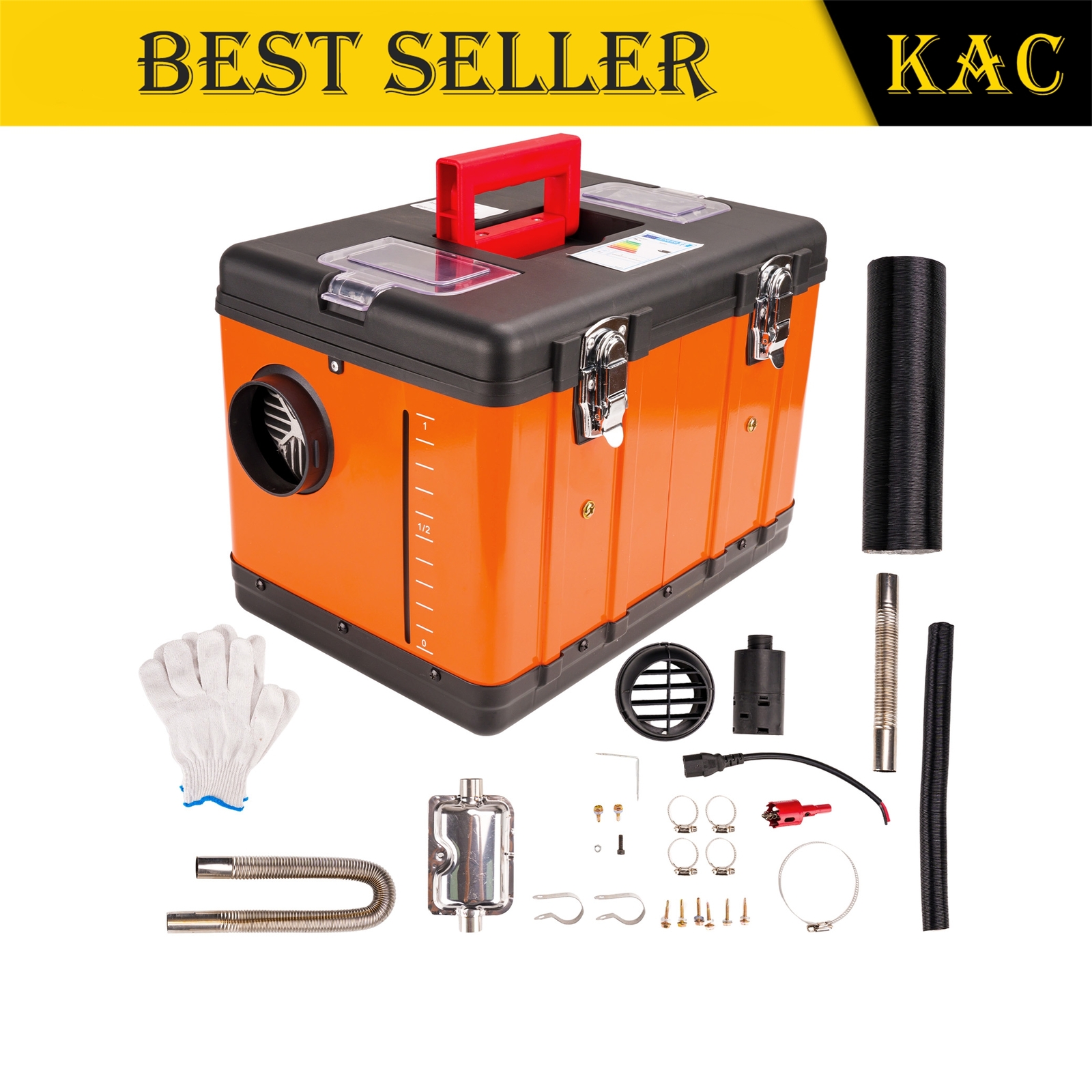 Diesel Air Heater 12V 110V 5KW Portable Toolbox Night Heater Fit For Car Camper