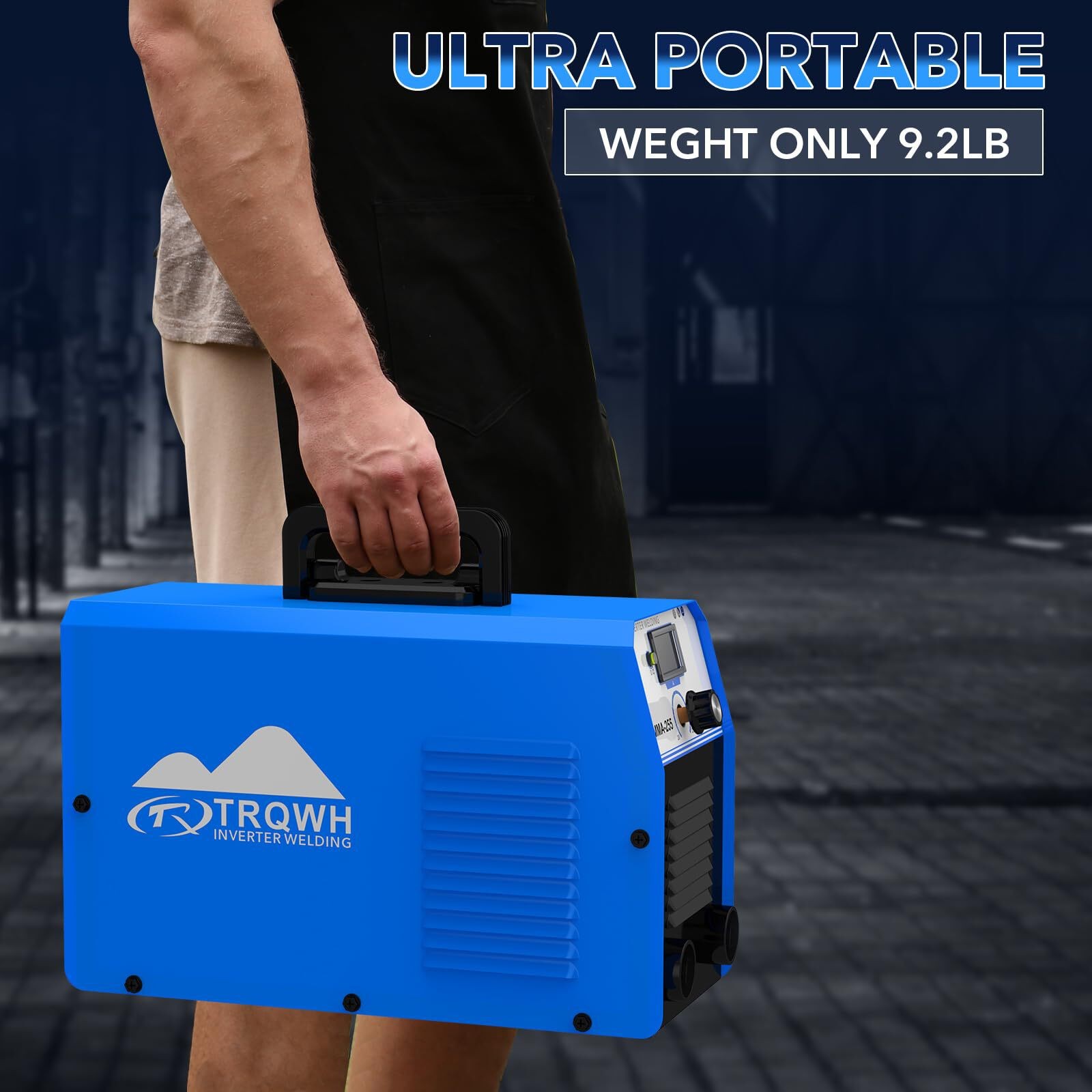 TRQWH 255A MMA ARC Welder, Portable 110V/220V Stick Welder with Digital Display