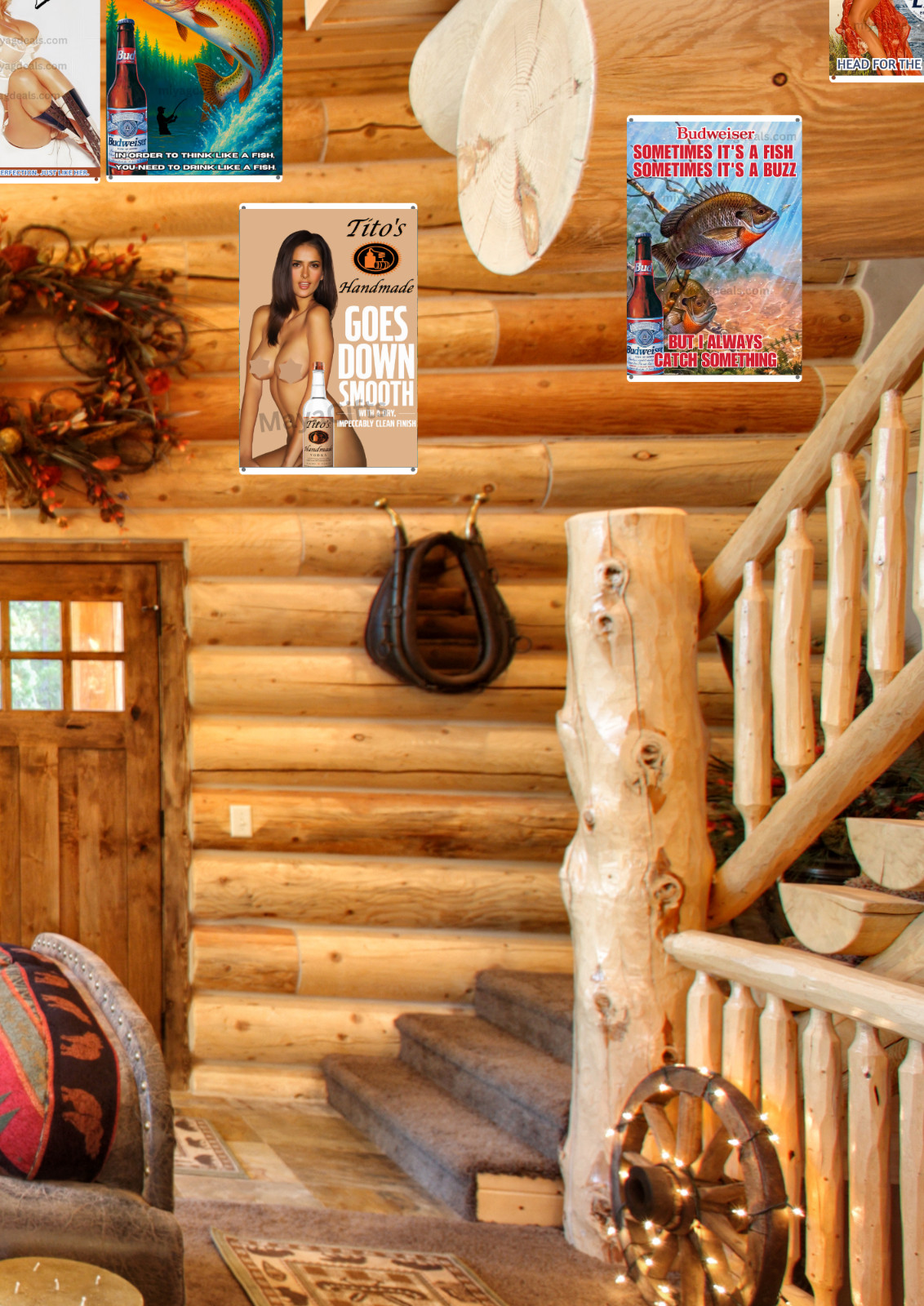 Yuengling Black & Tan Pin-Up Style Metal Sign Bar Man Cave Wall Decor Read Des