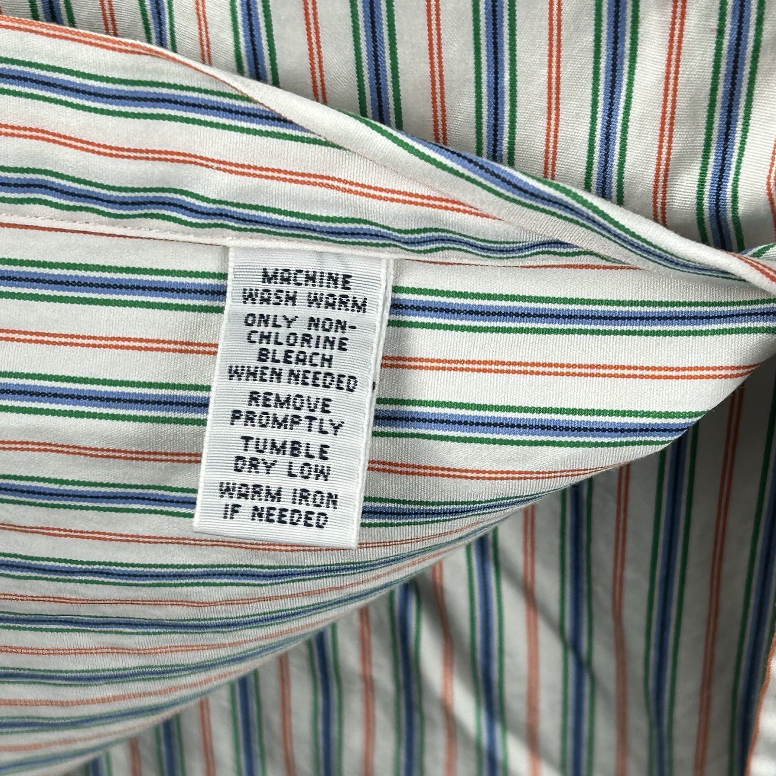 Polo Ralph Lauren Regent Fit Multicolor Striped Dress Shirt Men 15.5 32-33 (M)