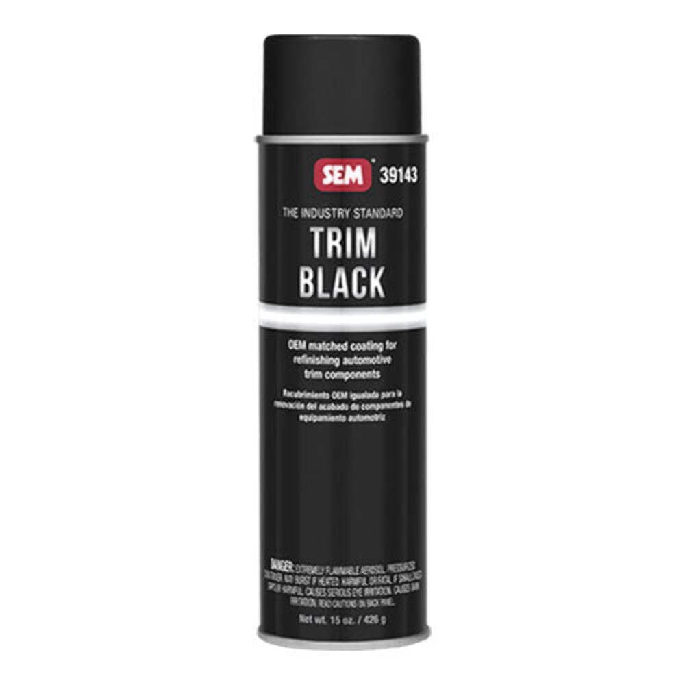 Trim Black 39143 Trim Paint, 20 oz Aerosol Can, Black