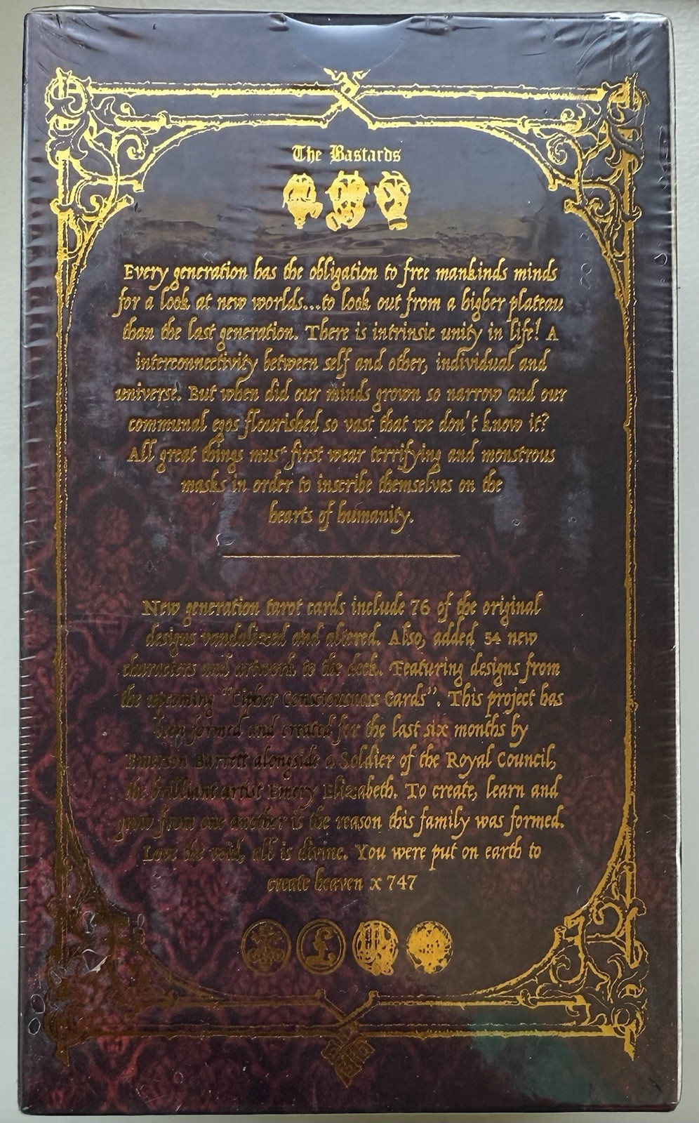 SEALED Palaye Royale - The Bastards Tarot Cards Deck Emerson Barrett Fever Dream