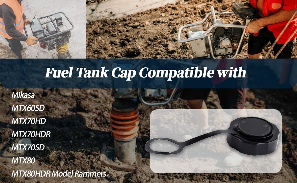 366350460 Fuel Tank Cap For Mikasa MTX60SD/70HD/70HDR/70SD/80/80HDR Rammers