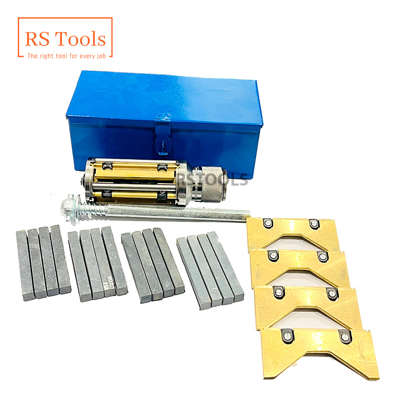 Cylinder Engine Hone Kit 2-1/2" To 5-1/2" Honing Machine + Grit Stones 4 USA