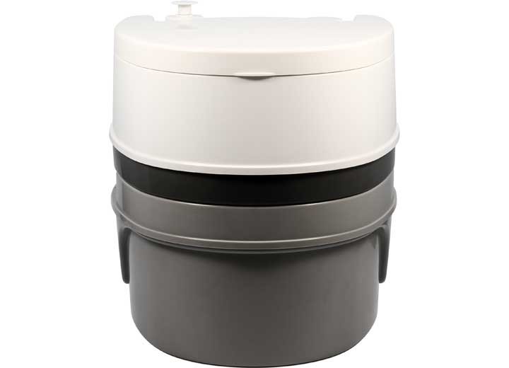 Camco 41545 Premium Portable Travel Toilet - 5.3 Gallon Capacity