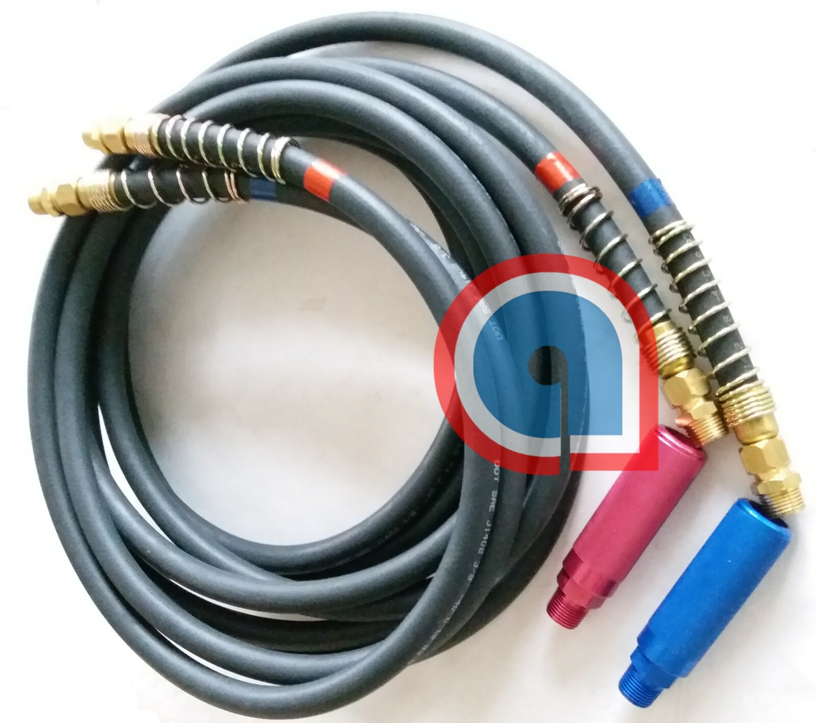 Rubber Air Line Set 15feet w/handles 1/2" Swivel ref:11-8112, 179.3009.15