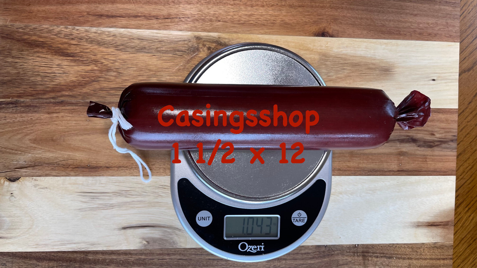 100 Summer Sausage Casing Sleeves for 100 lbs. Add Venison, Beef etc - 1 lb ea