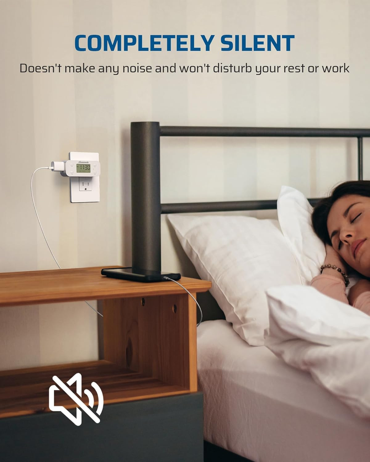 DEWENWILS 24 Hour Programmable Digital Timer Outlet,Timers for Electrical Outlet