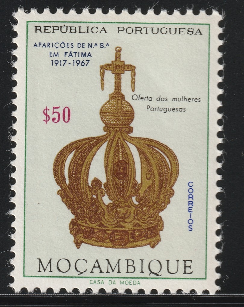Mozambique    1967    Sc # 480   Virgin's Crown    MNH    OG