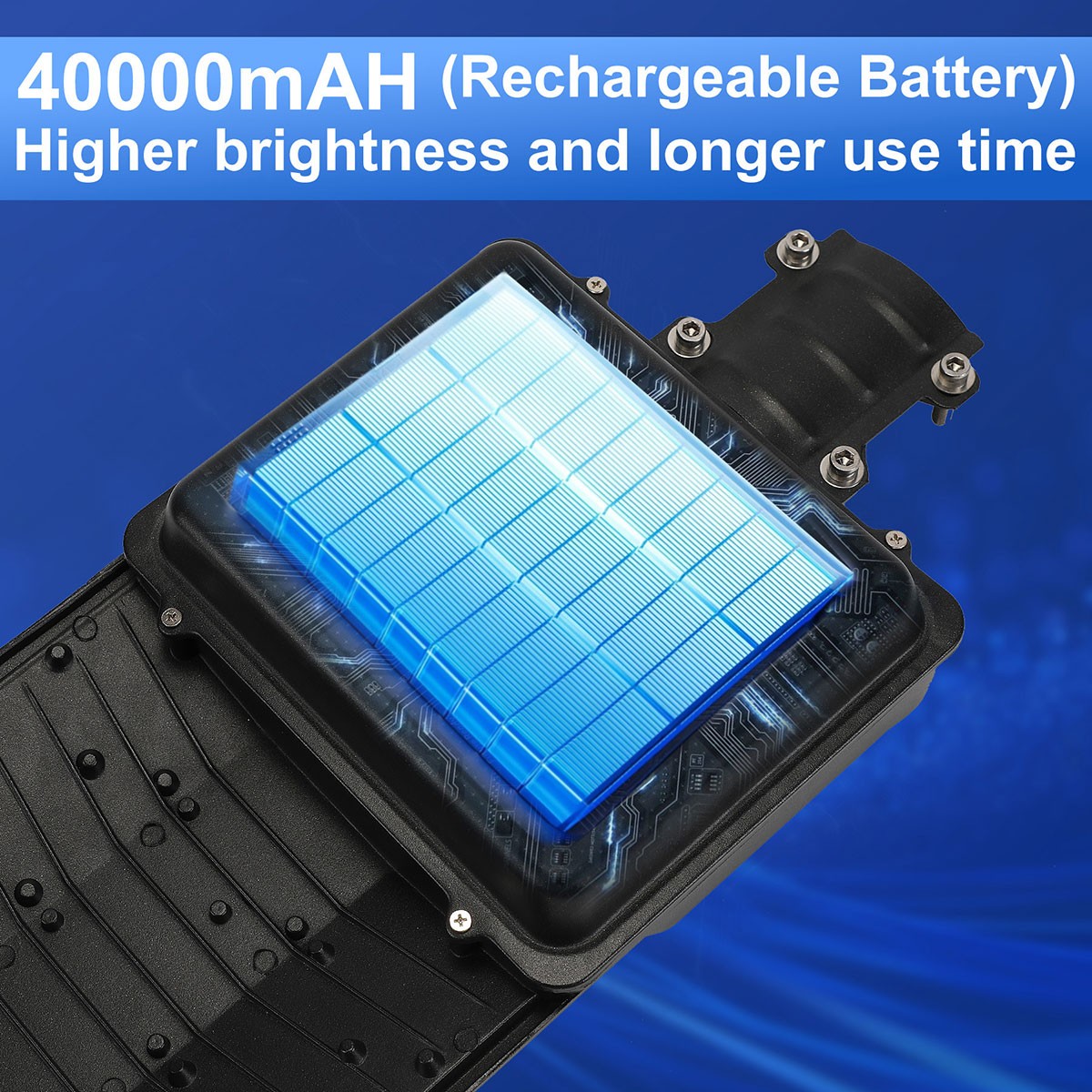 LED 16000W Commercial Solar Street Lights Outdoor Dusk to Dawn parking lot light