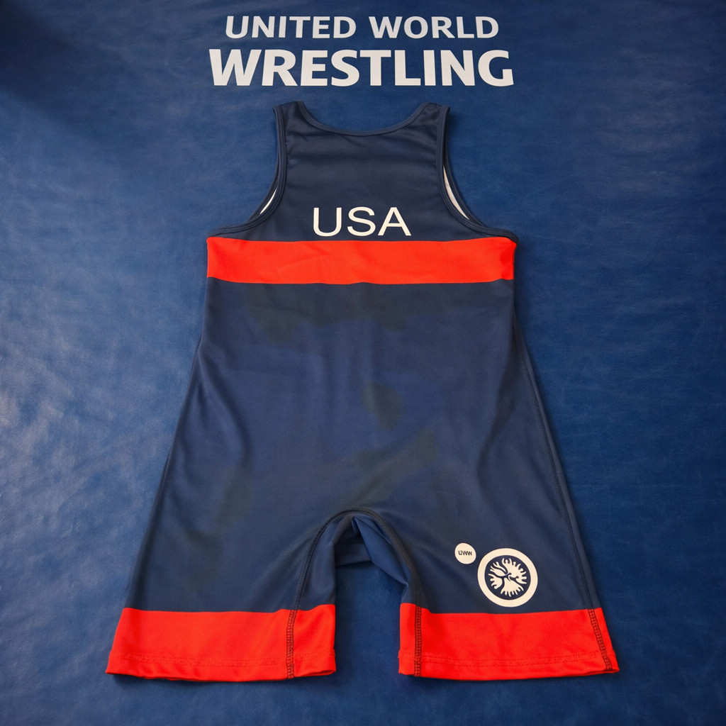 USA Wrestling Singlet Red