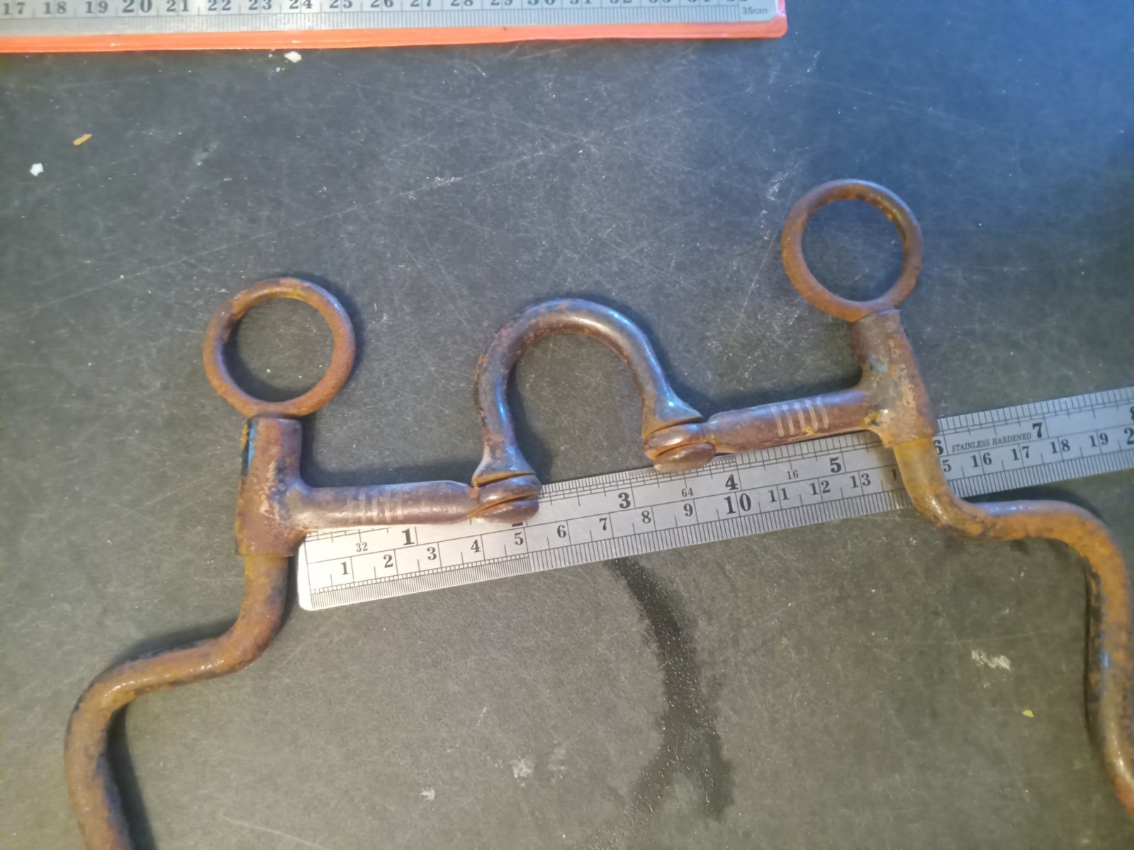 used correction bit 5 1/4 in mouth sweet iron copper inlays