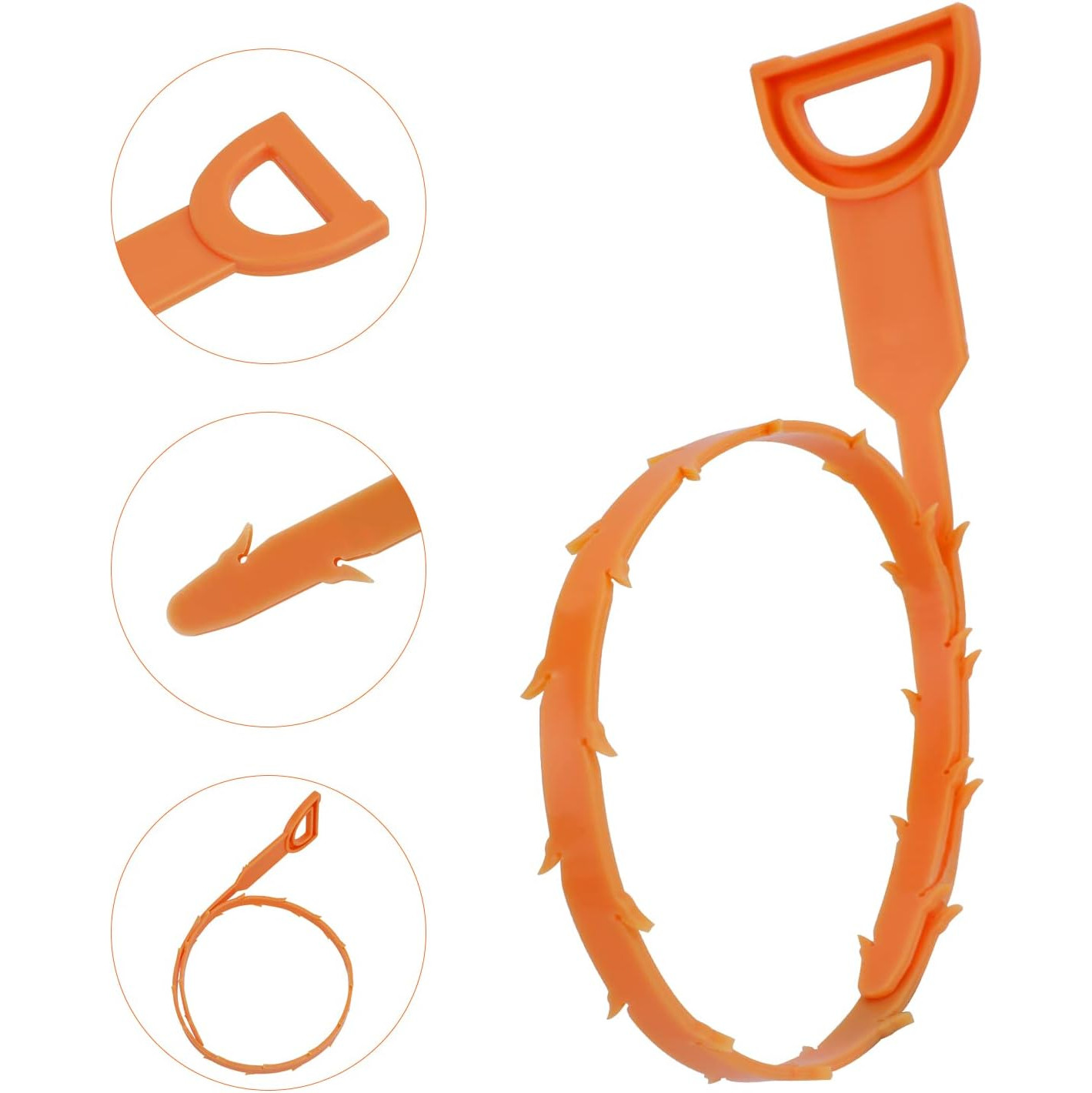 Drain Hair Catcher 20 Inch Drain Snake Shower Drain Hair Trap Clog Remover Lot