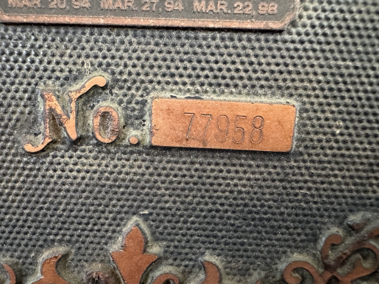 1890 WESTON Switchboard Factory AMMETER Amperage Amp Meter Panel Mount 10"