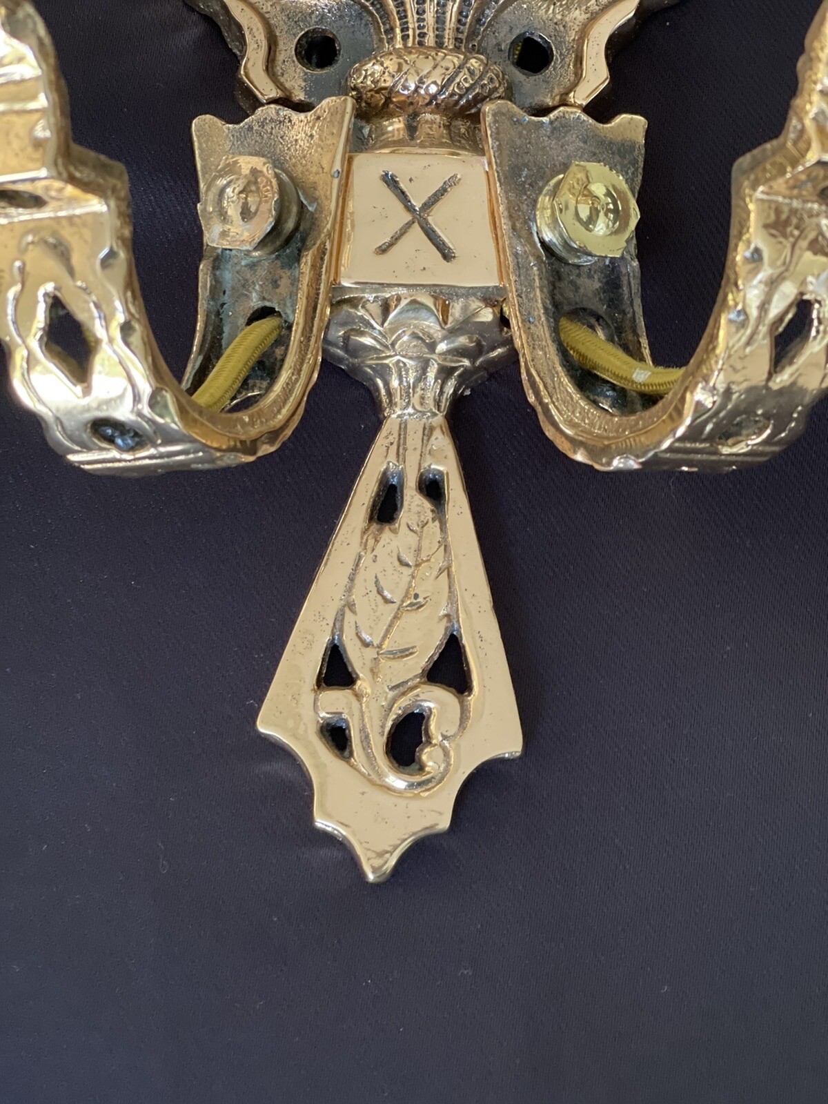 PAIR Antique Aesthetic Solid Brass Wall Sconces East Lake Victorian