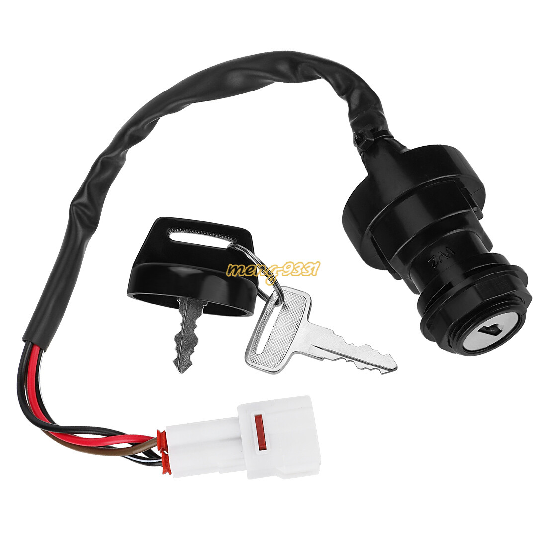 Ignition Key Switch for Yamaha Big Bear 350 400 Wolverine 350 Bear Tracker 250