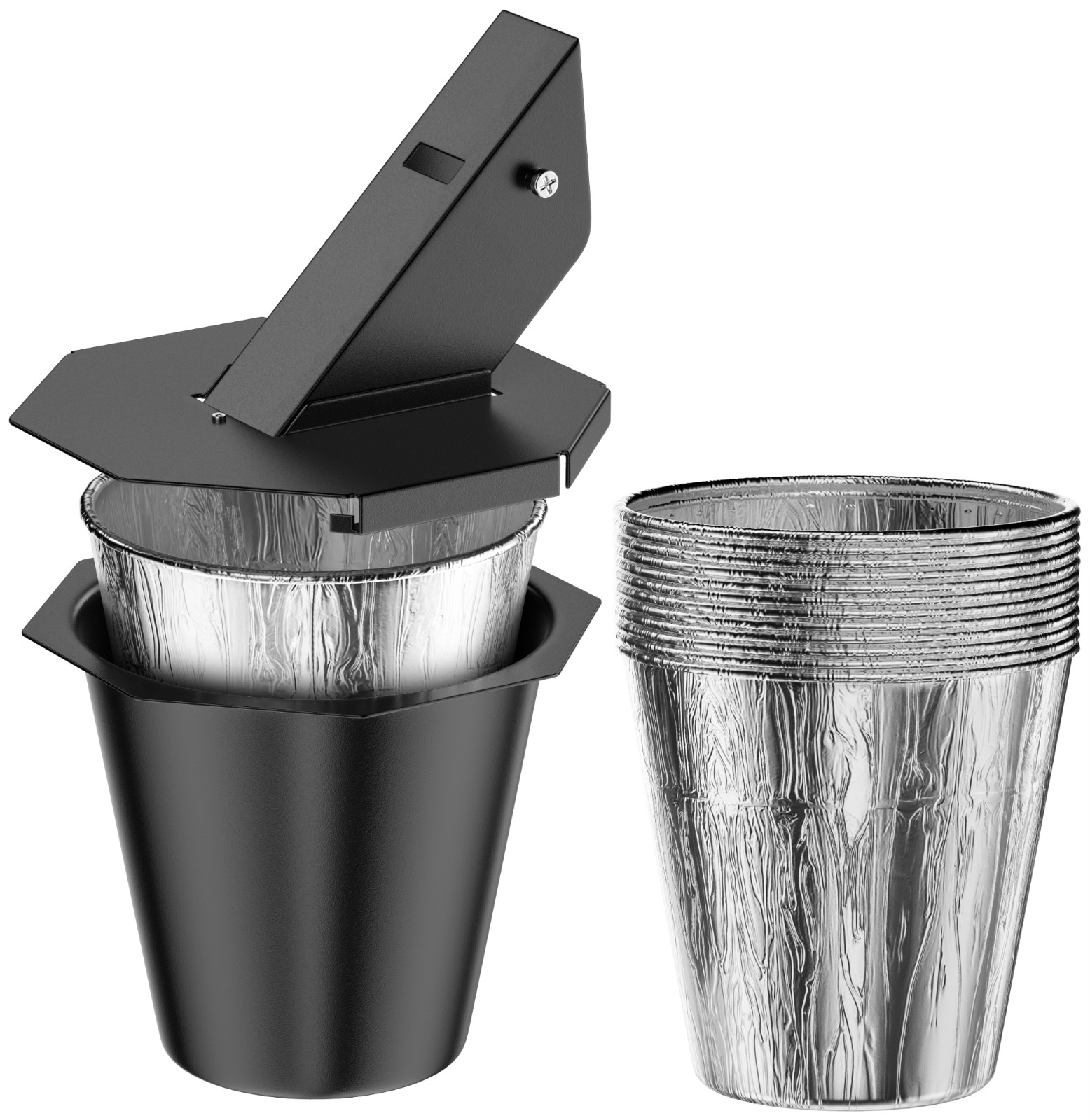 Upgraded Grease Bucket with Lid, Drip Bucket for Traeger, Pit Boss, Z Grills