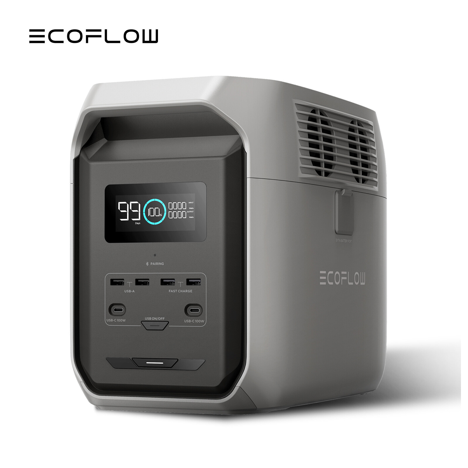 EcoFlow DELTA 3 1500 1536Wh LiFePO4 Generator Portable Power Station Refurbished